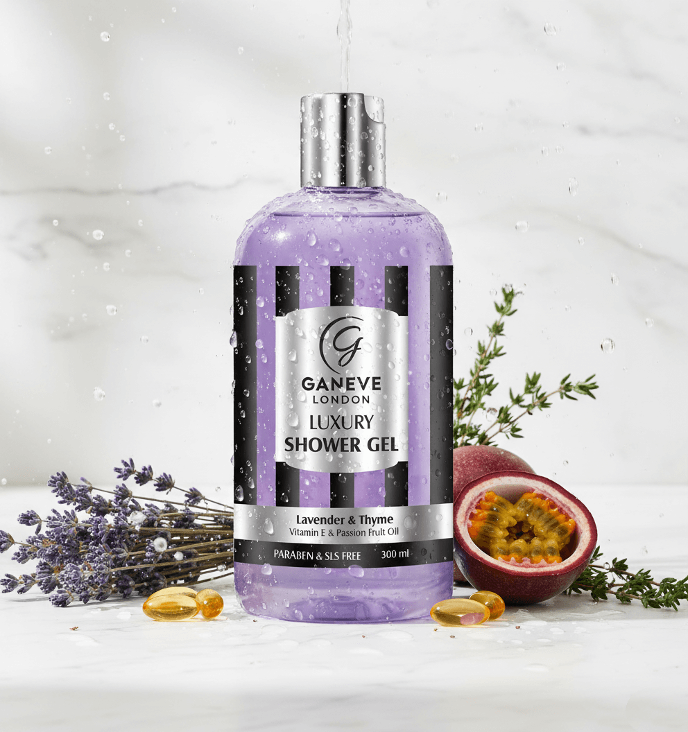 Ganeve London Lavender & Thyme Luxury Shower Gel - 300Ml Pack Of 1